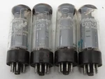 (4) Mullard EL34 6CA7 Vacuum Tubes XF2 "oo" Getters TV7-D/U Tested Nos Blackburn. Fixed Price $600.00.