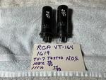 Rca U.s.a. VT-164 1619 Vacuum Tubes Metal Audio Receiver Tv Tested Nos Military. Fixed Price $30.59.