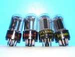 6EM7 Sylvania 4 Radio Audio Amplifier Electron Vacuum Tubes Valves Tested 6EA7. Fixed Price $60.49.