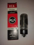 Nos Rca 5V3A Vacuum Tube 1963 See Test. Fixed Price $25.00.