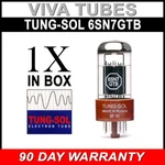 New Gain Tested Tung-sol Reissue 6SN7GTB Vacuum Tube. Fixed Price $53.79.