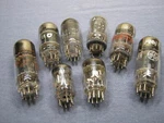Eight Twin Triode CK5670, 5751/12AX7, 5965/12AU7, 6097/6AL5W, 6201, 6414 Used. Fixed Price $35.00.