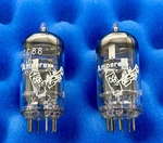 Two Amperex ECC88 6DJ8 Vacuum Tubes/amplitrex Tested +100% /holland Halos 1961. Fixed Price $299.00.