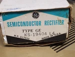Type Ge KS-19404 Semiconductor Rectifier KS19404L4. Fixed Price $29.00.