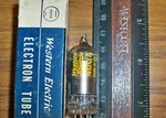 Strong Western Electric Silver Plate D Getter 400A Tube - 104. Fixed Price $14.99.
