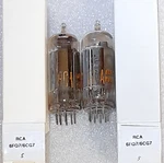 Pair 6FQ7/6CG7 Rca Clear Top/silver Shield Vacuum Tubes, TV-7D Tested. Fixed Price $18.95.