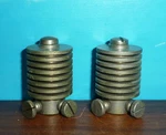 2 Eimac Type Heat Dissipating Plate/grid Caps 5/16" Heavy Duty All Metal. Fixed Price $20.36.
