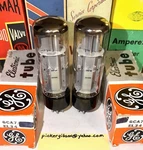 Matched Pair Ge Mullard Blackburn EL34 Tubes Test Nos & Perfect Current/gm. Fixed Price $339.00.