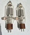 Pair United Jan 4C22/HF-100 Vacuum Tubes. Fixed Price $85.00.