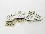10 National XC8 Ceramic Octal Vacuum Tube Sockets - Please Read Description. Fixed Price $17.95.