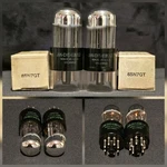 Sylvania Jan Chs 6SN7 Gt Tube Short Bottle Tough Dog Chromed Foil Matched Set. Fixed Price $322.65.