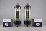 2 Mint Matched Pair Nib Westinghouse 6CD6GA Black Test Very Strong 100%+ New Nos. Fixed Price $59.00.