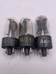 Lot Of 3 12AX4GTA/12AX4GTB Damper Tubes Ge/micro/admiral - Tested. Fixed Price $20.00.