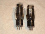 2 X JAN-CRC-5Z3 Rca Tubes*black Plate*tested*hanging FILAMENT*VT-145*MILITARY. Fixed Price $58.99.