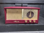 Vintage Silvertone Am/fm Vacuum Tube Radio #4204 Maroon Bakelite Working. Fixed Price $135.00.