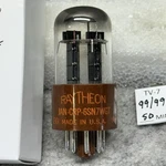 1960 Raytheon Brown Base JAN-CRP-6SN7WGT Tube Black Plate Tested Over 100%. Fixed Price $59.00.