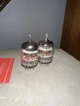Matched Pair Ge 6386 Five-star Red Letter Vacuum Tubes Made In Usa Fairchild. Fixed Price $180.00.