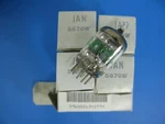 (1) Electron Ge Jan 5670W Twin Triode Vacuum Tubes. Nos. Fixed Price $12.00.