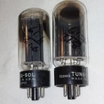 Matched Pair TV7D/U Retest Nos+ Balanced 1960S Tung-sol 5U4GB Black Plates Tubes. Fixed Price $49.95.