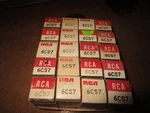 (20) Nos Nib Rca Greyplate 6CS7 Radio Audio Tubes. Fixed Price $225.00.