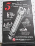 Magazine Ad 1956 Rca Telecasting Camera Tube 5820 Image Orthicon Tv Station. Fixed Price $25.00.