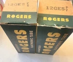 Pair 12GE5 Hamm Radio Sweep Tubes Rogers Canada Nos. Fixed Price $20.00.