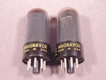 2 6V6GT Magnavox By Sylvania Smoked Glass Hifi Guitar Amp Vacuum Tubes Codes Mvw. Fixed Price $60.00.