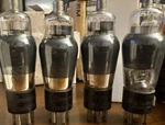 1- Type 57 Rca Cunningham St Globe Gray And Chrome Vacuum Tube Engraved Base. Fixed Price $19.14.