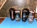 (4) 19CG3 Tubes - (3)GE & (1)SYLVANIA Tested. Fixed Price $15.00.