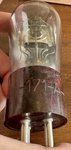 Type Ux 171-A (71 A) Nos Rare Red Speckled Base Audio Tube Balloon Globe. Fixed Price $100.00.
