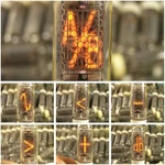 2 Pcs Symbol Vintage Neon Nixie Tubes Nos IN19V Ussr. Fixed Price $16.00.
