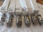 Radio Tubes Six Amperex Holland ECC88/6DJ8 All Test Over New. Fixed Price $200.07.