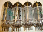Four 7044 Tubes, Ge, Box Plate, High &even Ratings. Fixed Price $24.00.
