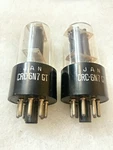Rca Jan Crc 6N7GT Black Plates Same Code Excellent Testing Values Matched. Fixed Price $99.00.