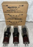 3 Nos Nib Hytron For Western Electric VT25A Vacuum Tubes Amplitrex Test May 1944. Fixed Price $280.00.
