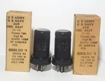 1944 Date Matched Pair Rca Jan 6SJ7 Vacuum Tubes Tested Nos On Calibrated Hickok. Fixed Price $39.95.