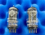 Two Telefunken ECC82 12AU7 Tubes Smooth Long Plates Diamond Bottom/amplitrex. Fixed Price $299.00.