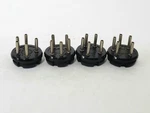 4X Amphenol 86-CP5 Pin Male Power Connector "octal Style" 86CP5 Mates 78S5. Fixed Price $64.00.
