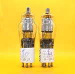 2X 10J12S 10ZH12S WE310A Svetlana Tube Pentode Tested / Matched Pair Nos. Fixed Price $100.00.