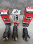 Vintage Vacuum Tube Lot Rca 6V6GT Raytheon CRC-6SK7. Fixed Price $47.50.
