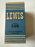 Nos Nib Lewis Electronics 3C24 / 24G VT-204 Vacuum Tubes. Fixed Price $28.00.