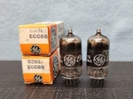 2-GE 6DJ8 ECC88 Vacuum Tubes Nos/nib Tested Same Date Codes Fk Smoked Glass. Fixed Price $39.99.