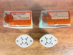 Pair E.f. Johnson 122-224-200 4-PIN Tube Socket For Collins 30S-1 Amp Nos Nib. Fixed Price $38.45.