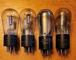 Vacuum Tube Triodes 1- Crosley Deforest 427, 2- Sparton C484. Fixed Price $5.00.