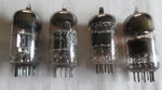 Lot Of Vintage Vacuum TUBES-6GJ7 (2)-6GH8(1)-4KE8(1)-ALL Tested Strong. Fixed Price $13.95.