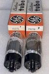 Matched Pair Ge 7027A Power Vacuum Tubes Amplitrex Tested Nos Nib. Fixed Price $90.00.