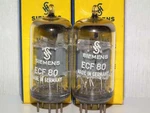 ECF80 Telefunken 6BL8 Platinum Matched Pair Nos Nib Siemens. Fixed Price $199.95.