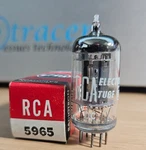 5965 Rca 3 Mica 17MM Black Plate Vintage Audio Tube Nos Nib 1958 Etracer #12C54. Fixed Price $64.99.