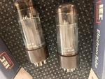 2 Strong XF1 Fat Base Mullard EL34 / 6CA7 Tubes. Fixed Price $399.99.