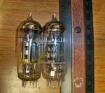 Strong Matched Sylvania Black Plate Getter 12BY7A / 12BV7 12DQ7 Tubes. Fixed Price $14.99.